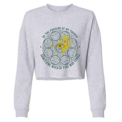 Something Wicked This Way Comes Cropped Pullover Crew