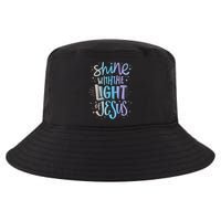 Shine with the Light of Jesus Proud Christian Cool Comfort Performance Bucket Hat