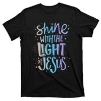 Shine with the Light of Jesus Proud Christian T-Shirt