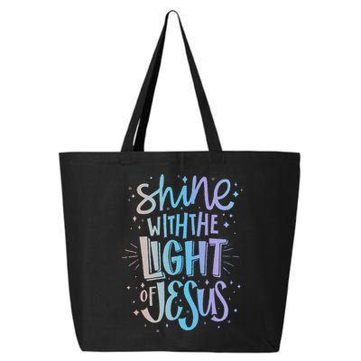 Shine with the Light of Jesus Proud Christian 25L Jumbo Tote