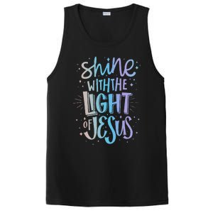 Shine with the Light of Jesus Proud Christian PosiCharge Competitor Tank