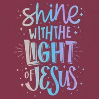 Shine with the Light of Jesus Proud Christian 16oz Travel Tumbler