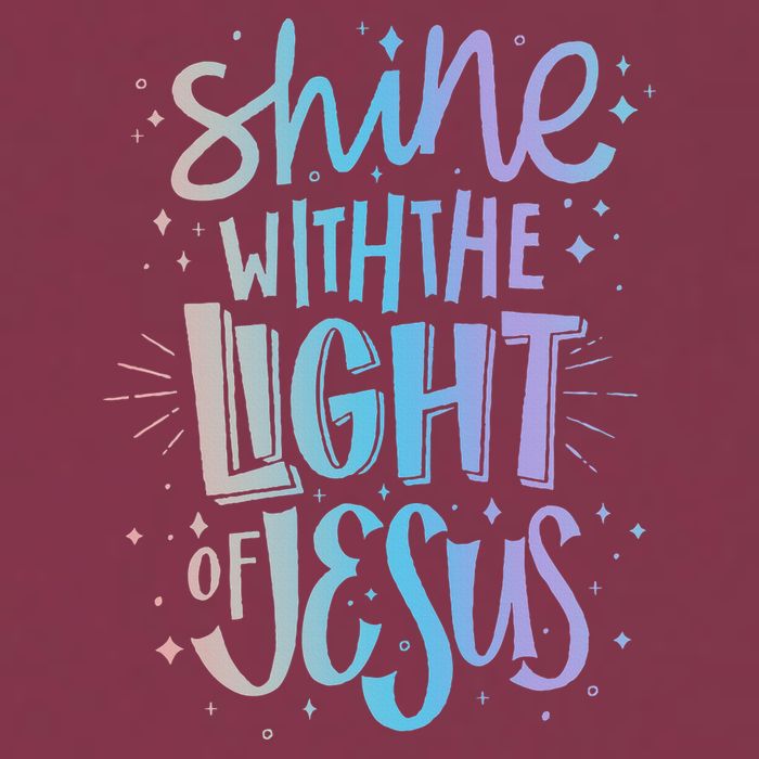 Shine with the Light of Jesus Proud Christian 16oz Travel Tumbler