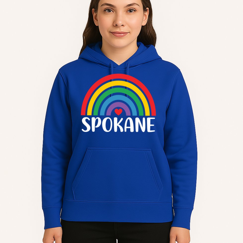 Spokane Washington Travel I Love Spokane Usa Cool Gift Hoodie