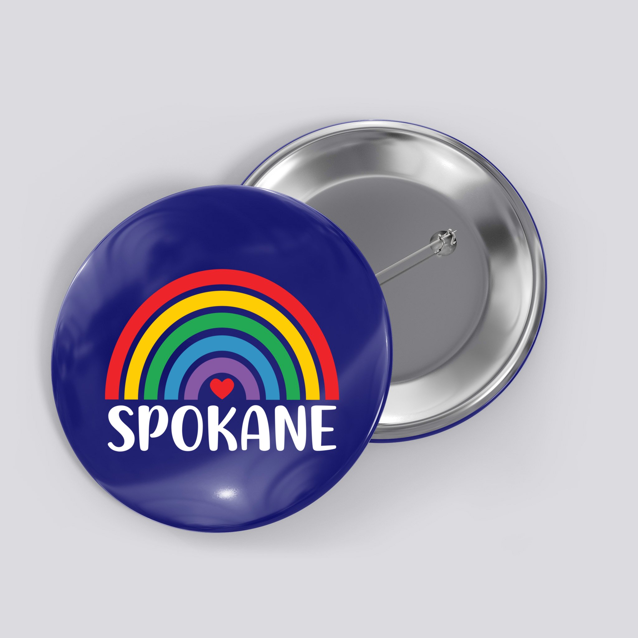 Spokane Washington Travel I Love Spokane Usa Cool Gift Button