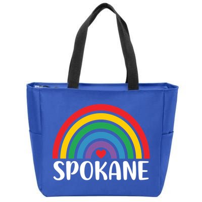 Spokane Washington Travel I Love Spokane Usa Cool Gift Zip Tote Bag