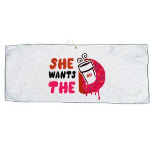 She Wants The Dd Large Microfiber Waffle Golf Towel