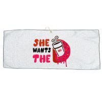 She Wants The Dd Large Microfiber Waffle Golf Towel