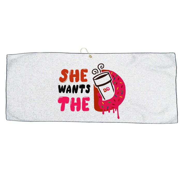 She Wants The Dd Large Microfiber Waffle Golf Towel