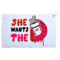 She Wants The Dd Grommeted Golf Towel