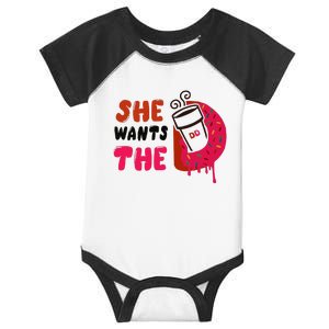 She Wants The Dd Infant Baby Jersey Bodysuit