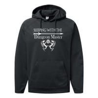 Sleeping With The Dungeon Master Game Performance Fleece Hoodie