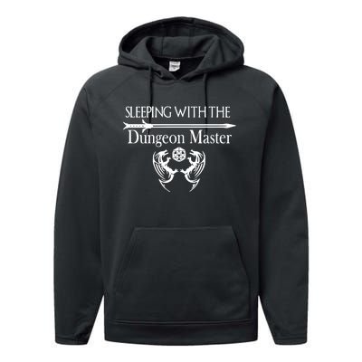 Sleeping With The Dungeon Master Game Performance Fleece Hoodie