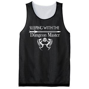 Sleeping With The Dungeon Master Game Mesh Reversible Basketball Jersey Tank