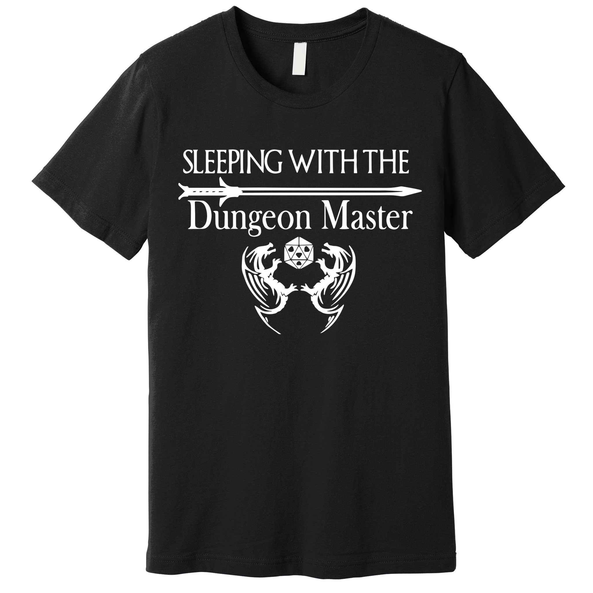 Sleeping With The Dungeon Master Game Premium T-Shirt