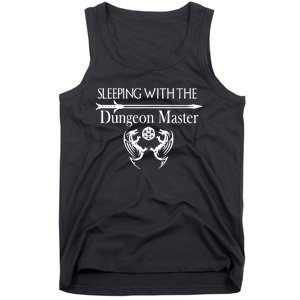 Sleeping With The Dungeon Master Game Tank Top