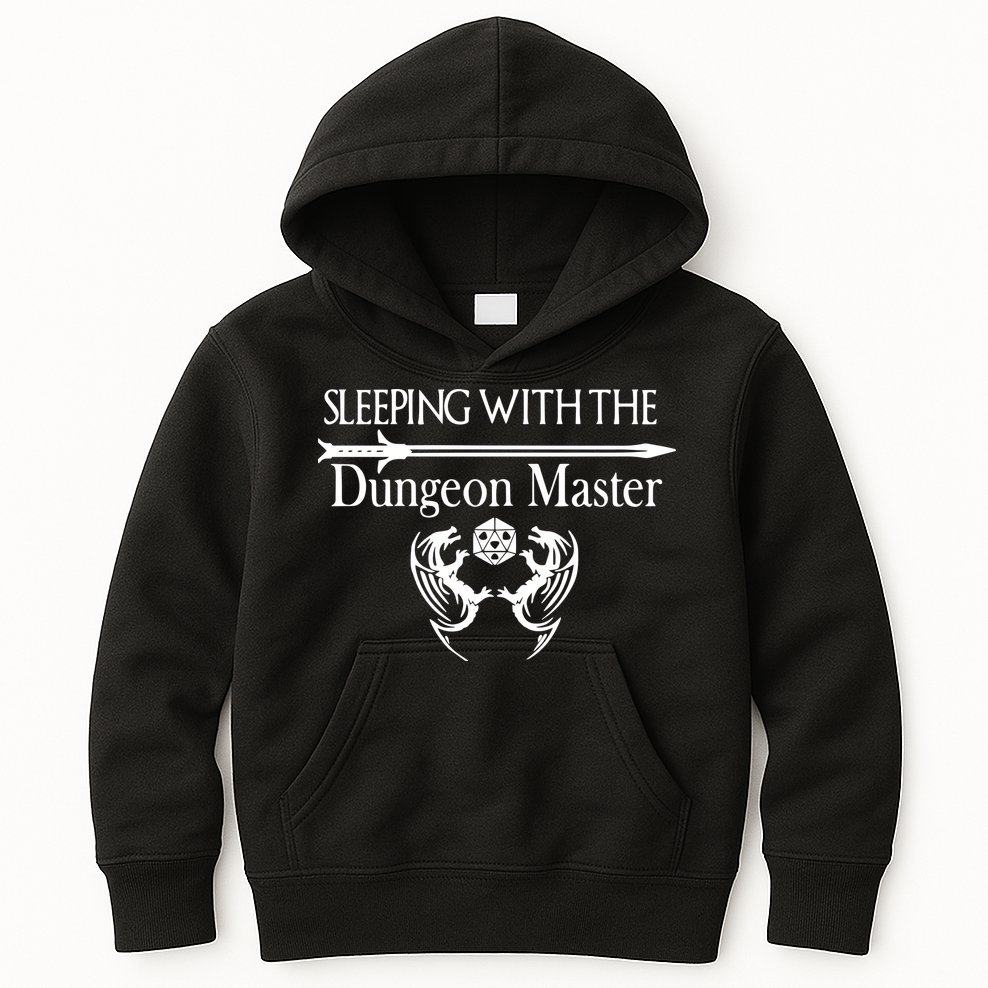 Sleeping With The Dungeon Master Game Kids Hoodie