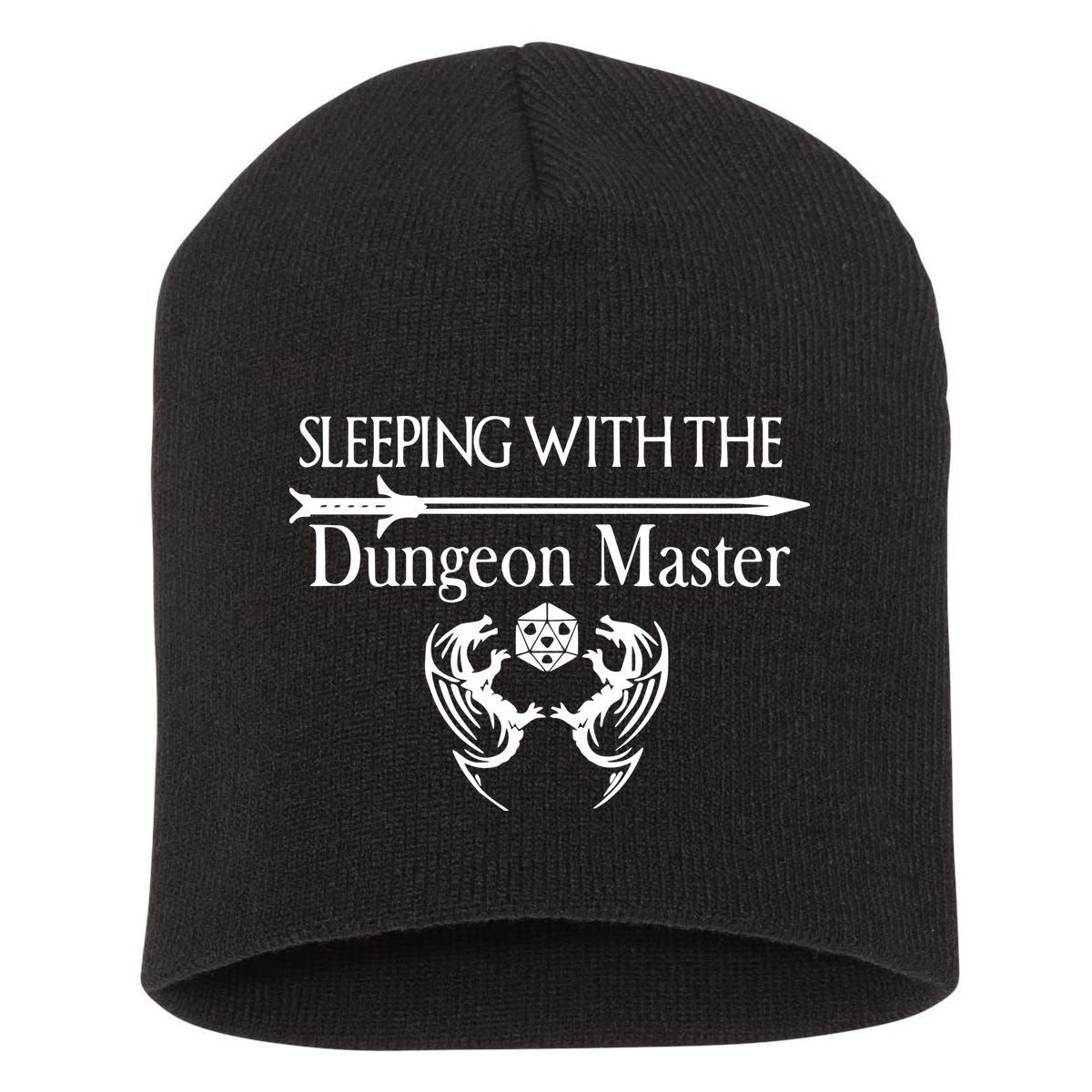 Sleeping With The Dungeon Master Game Short Acrylic Beanie