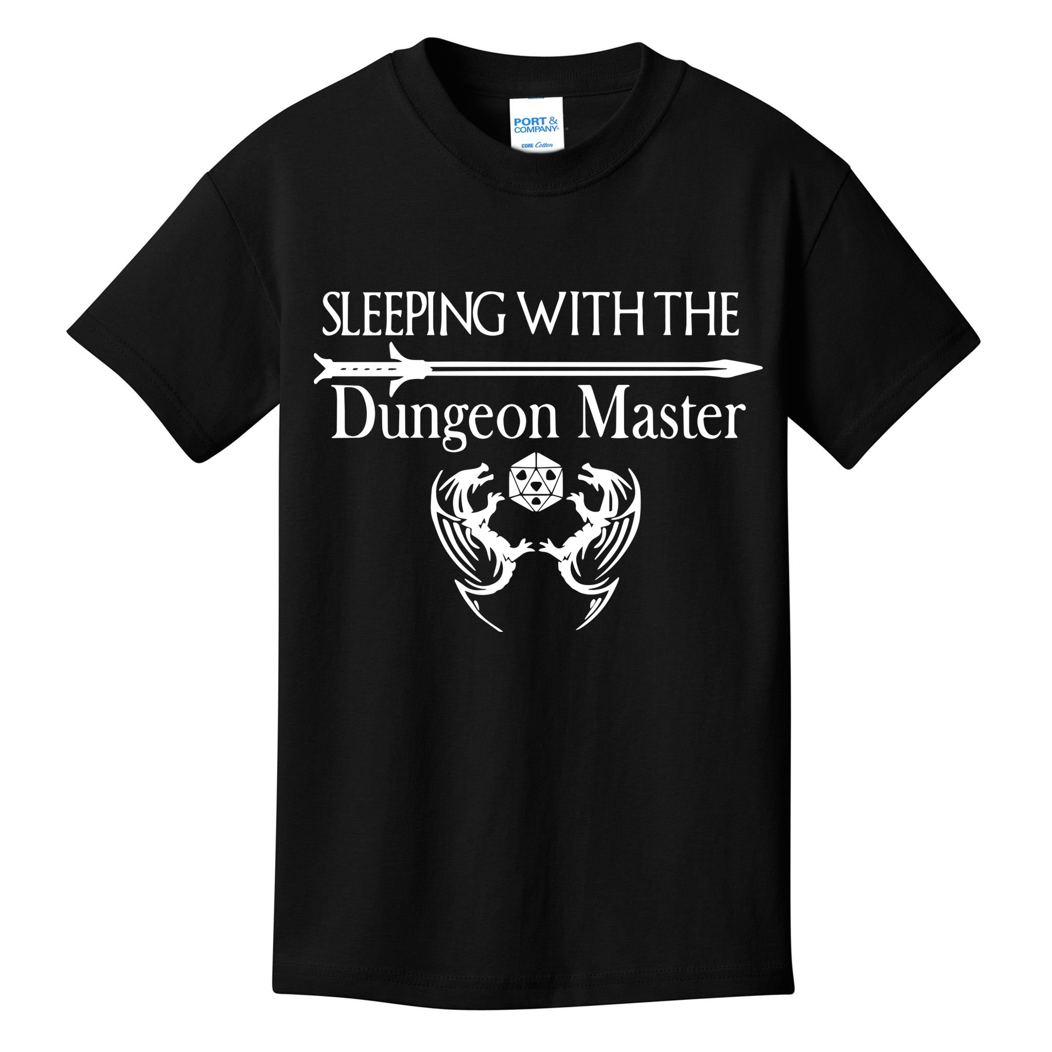 Sleeping With The Dungeon Master Game Kids T-Shirt