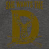 She Wants The D Hunting Deer Gift Vector Backpack