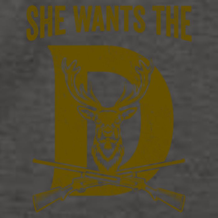 She Wants The D Hunting Deer Gift Vector Backpack