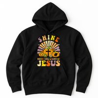 Shine With The Light Of Jesus Christian Lover Halloween Fall Hoodie