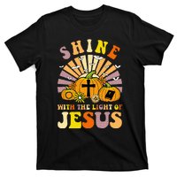 Shine With The Light Of Jesus Christian Lover Halloween Fall T-Shirt