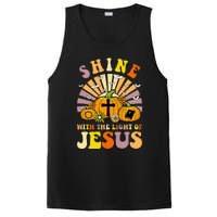 Shine With The Light Of Jesus Christian Lover Halloween Fall PosiCharge Competitor Tank