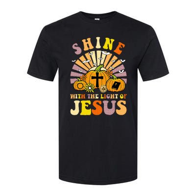 Shine With The Light Of Jesus Christian Lover Halloween Fall Softstyle® CVC T-Shirt