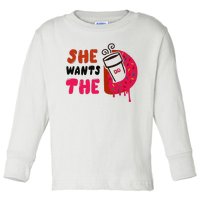 She Wants The Dd Toddler Long Sleeve Shirt