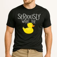 Seriously What The Duck  Duck Lover Pun Performance Shirt