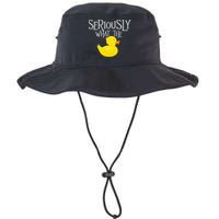 Seriously What The Duck  Duck Lover Pun Bucket Hat