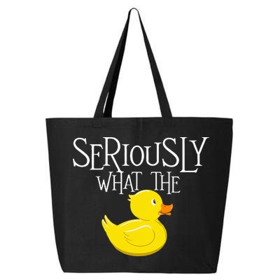 Seriously What The Duck  Duck Lover Pun 25L Jumbo Tote