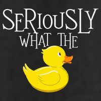 Seriously What The Duck  Duck Lover Pun Microfiber Hand Towel
