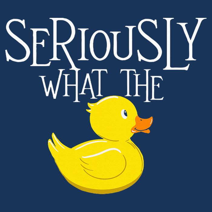 Seriously What The Duck  Duck Lover Pun Infant Baby Jersey Bodysuit