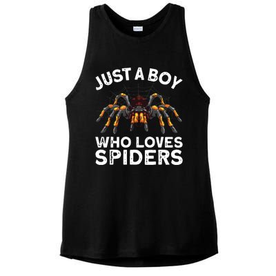 Spider Web Tarancute Spider For Boyspider Web Tarancute Spider Ladies PosiCharge Tri-Blend Wicking Tank