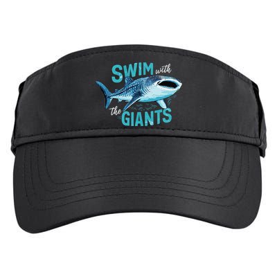 Swim With The Giants Whale Shark Adult Drive Performance Visor