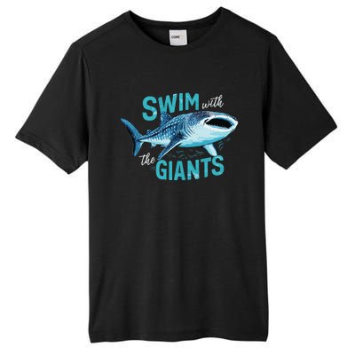 Swim With The Giants Whale Shark Tall Fusion ChromaSoft Performance T-Shirt