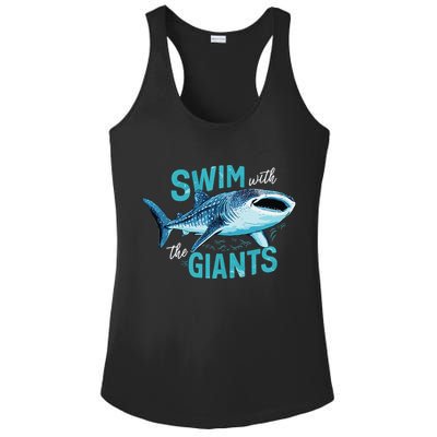 Swim With The Giants Whale Shark Ladies PosiCharge Competitor Racerback Tank