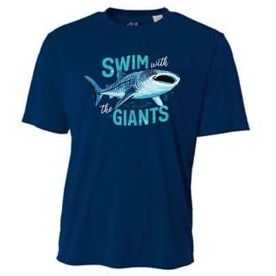 Swim With The Giants Whale Shark Cooling Performance Crew T-Shirt