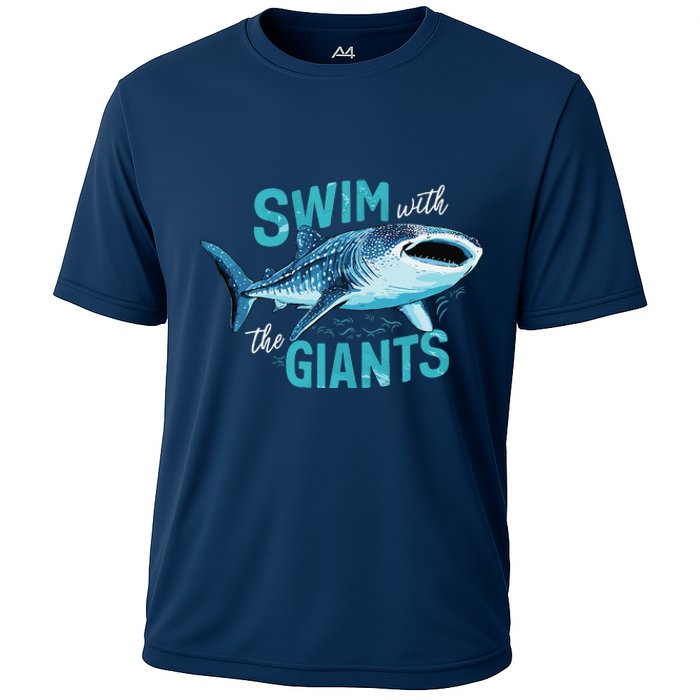 Swim With The Giants Whale Shark Cooling Performance Crew T-Shirt