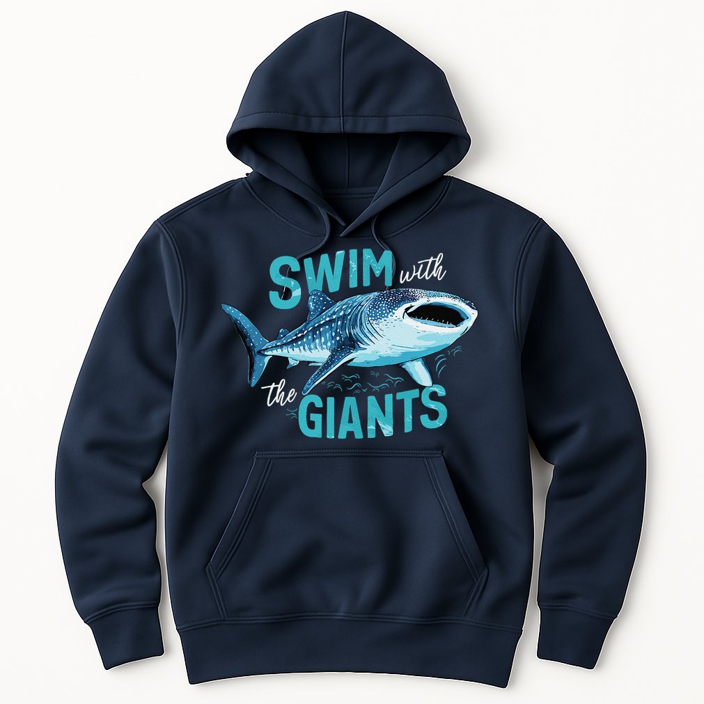 Swim With The Giants Whale Shark Hoodie