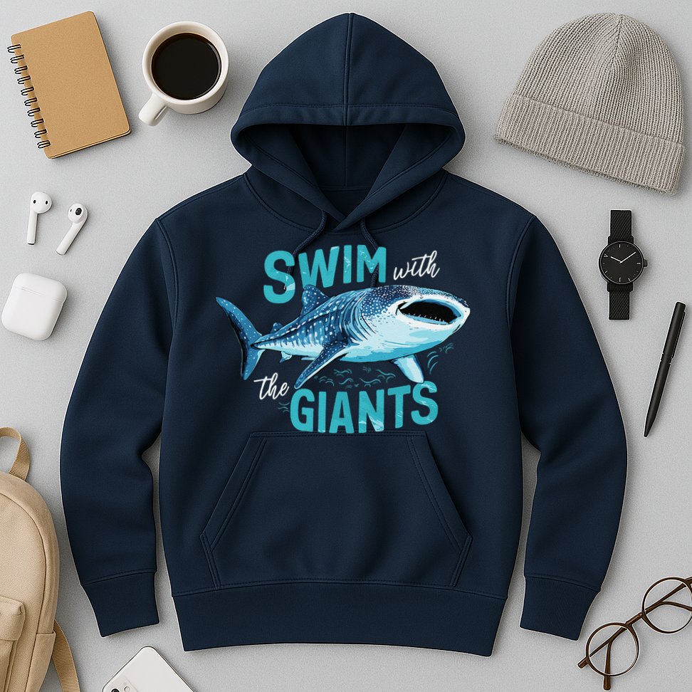 Swim With The Giants Whale Shark Hoodie