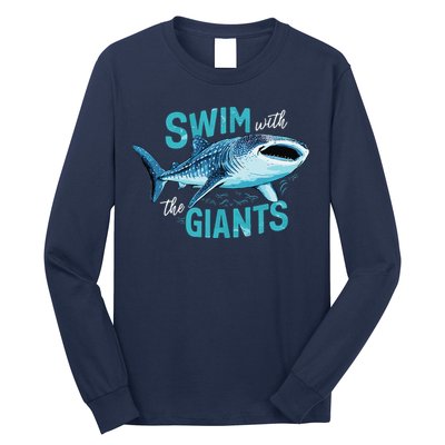 Swim With The Giants Whale Shark Long Sleeve Shirt