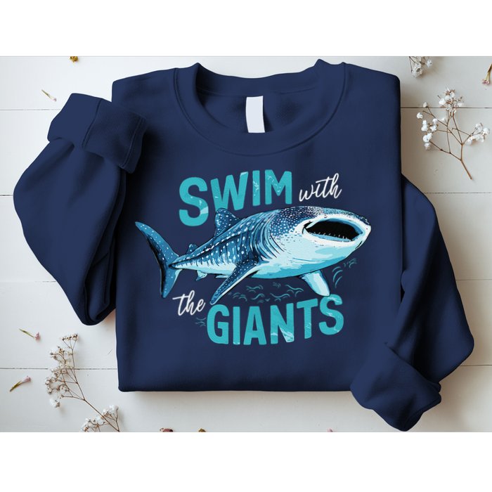 Swim With The Giants Whale Shark Sweatshirt