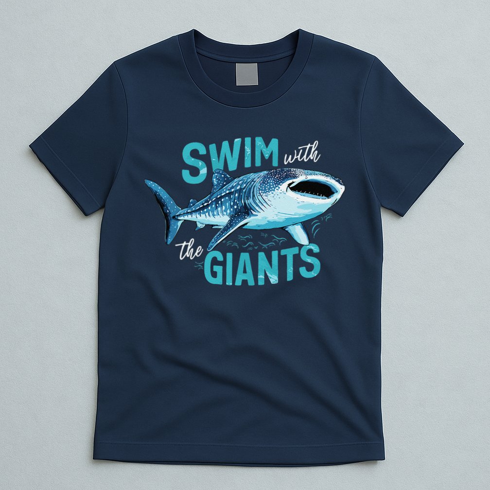 Swim With The Giants Whale Shark T-Shirt