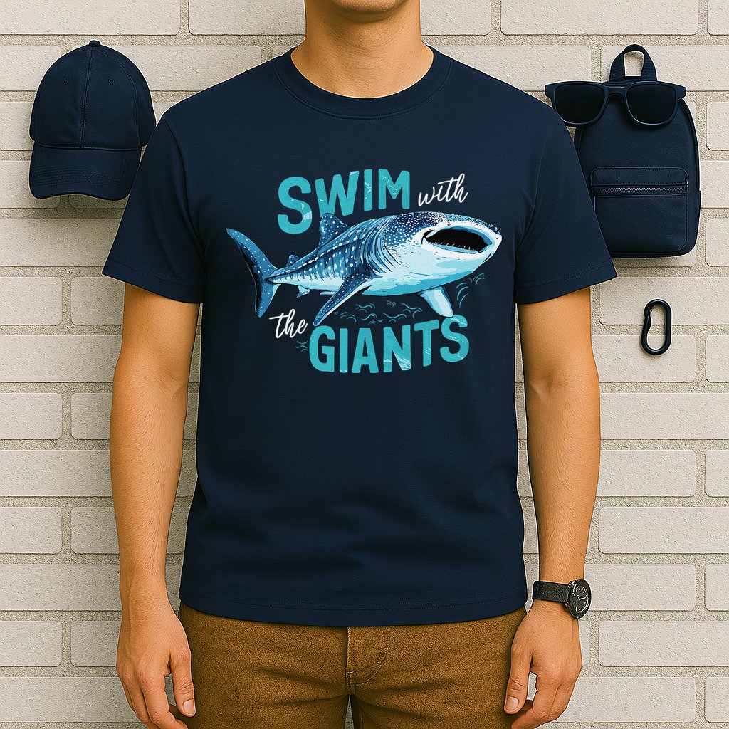 Swim With The Giants Whale Shark T-Shirt