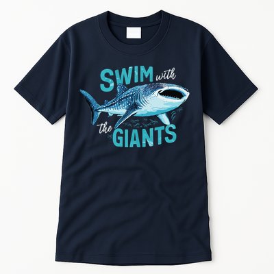 Swim With The Giants Whale Shark Tall T-Shirt