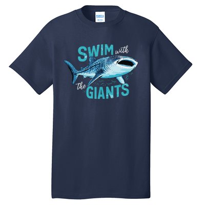 Swim With The Giants Whale Shark Tall T-Shirt