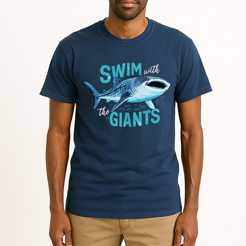 Swim With The Giants Whale Shark Tall T-Shirt